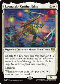 Leonardo, Cutting Edge -  (TMT-015) - Teenage Mutant Ninja Turtles