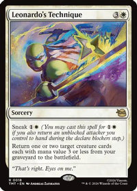 Leonardo's Technique -  Foil (TMT-018) - Teenage Mutant Ninja Turtles