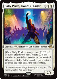 Sally Pride, Lioness Leader -  Foil (TMT-024) - Teenage Mutant Ninja Turtles