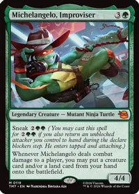 Michelangelo, Improviser -  Foil (TMT-119) - Teenage Mutant Ninja Turtles