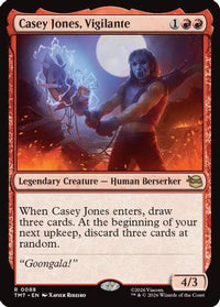 Casey Jones, Vigilante -  Foil (TMT-088) - Teenage Mutant Ninja Turtles
