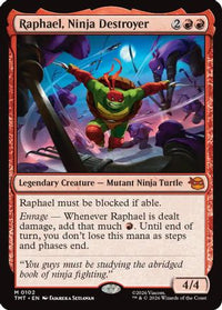 Raphael, Ninja Destroyer -  Foil (TMT-102) - Teenage Mutant Ninja Turtles