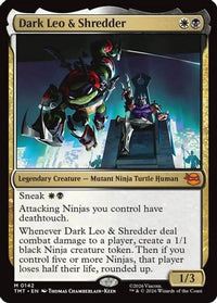 Dark Leo & Shredder -  (TMT-142) - Teenage Mutant Ninja Turtles