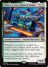 Mikey & Leo, Chaos & Order -  (TMT-157) - Teenage Mutant Ninja Turtles