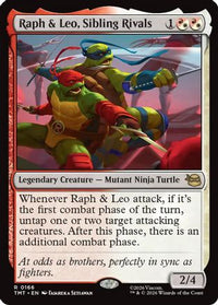 Raph & Leo, Sibling Rivals -  Foil (TMT-166) - Teenage Mutant Ninja Turtles