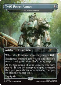 T-60 Power Armor - T-45 Power Armor -  Foil (SLD-2452) - Secret Lair Drop Series