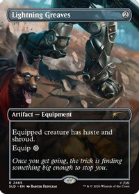 Lightning Greaves (2465) -  Foil (SLD-2465) - Secret Lair Drop Series
