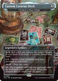 Custom Caravan Deck - The Deck of Many Things -  (SLD-2460) - Secret Lair Drop Series