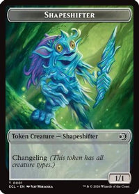 Shapeshifter // Map Double-Sided Token -  (ECL-1 // 17) - Lorwyn Eclipsed
