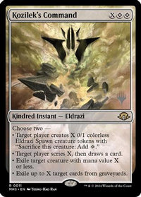 Kozilek's Command -  Foil (PPECL-011) - Promo Pack: Lorwyn Eclipsed
