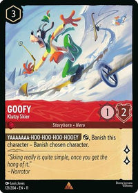 Goofy - Klutzy Skier (121/204)  - Winterspell