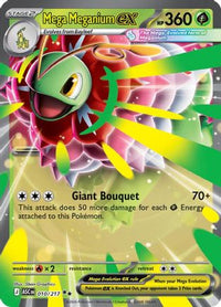 Mega Meganium ex 010/217  - Holofoil ME Ascended Heroes - Double Rare