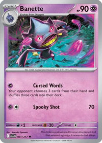 Banette 091/217  ME Ascended Heroes - Uncommon
