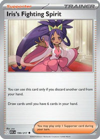 Iris's Fighting Spirit 190/217  ME Ascended Heroes - Uncommon