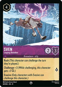Sven - Leaping Reindeer (60/204) Cold Foil - Winterspell