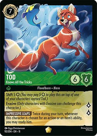 Tod - Knows All the Tricks (92/204) Cold Foil - Winterspell