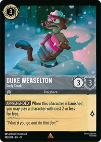 Duke Weaselton - Surly Crook (182/204) Cold Foil - Winterspell