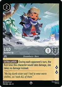 Lilo - Bundled Up (195/204) Cold Foil - Winterspell