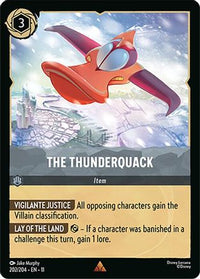 The Thunderquack (202/204) Cold Foil - Winterspell