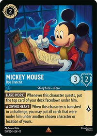 Mickey Mouse - Bob Cratchit (159/204)  - Winterspell