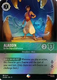 Aladdin - On the Edge of Adventure (Epic) (211/204) Holofoil - Winterspell