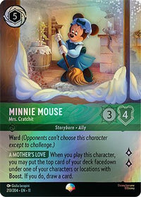 Minnie Mouse - Mrs. Cratchit (Epic) (213/204) Holofoil - Winterspell