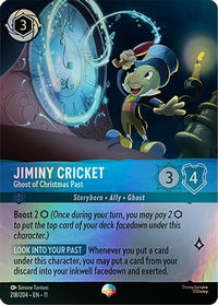 Jiminy Cricket - Ghost of Christmas Past (Epic) (218/204) Holofoil - Winterspell