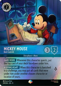 Mickey Mouse - Bob Cratchit (Epic) (219/204) Holofoil - Winterspell