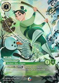 Mulan - Resourceful Recruit (Enchanted) (229/204) Holofoil - Winterspell