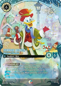 Scrooge McDuck - Reformed Ebenezer (Enchanted) (235/204) Holofoil - Winterspell