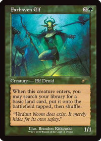 Farhaven Elf (Retro Frame) -  Foil (WPN-002) - WPN & Gateway Promos