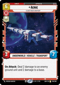 Aerie - Cloud-Rider Dropship (184/264) - A Lawless Time