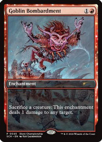 Goblin Bombardment -  (GAME-045) - Game Day & Store Championship Promos