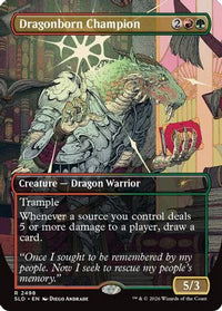 Dragonborn Champion -  Foil (SLD-2498) - Secret Lair Drop Series