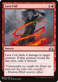 Lava Coil -  (LIST-108) - The List Reprints