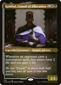 Kambal, Consul of Allocation (Foil Etched) -  Foil (2X2-513) - Double Masters 2022