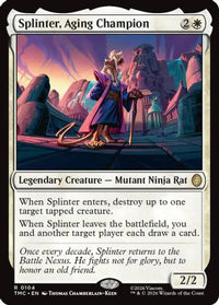 Splinter, Aging Champion -  (TMC-104) - Commander: Teenage Mutant Ninja Turtles