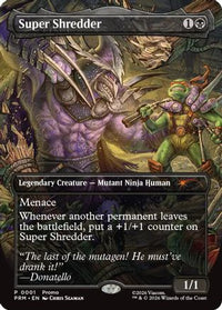 Super Shredder (Borderless) -  Foil (UMP-001) - Unique and Miscellaneous Promos