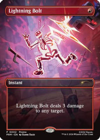 Lightning Bolt (Borderless) -  (UMP-002) - Unique and Miscellaneous Promos