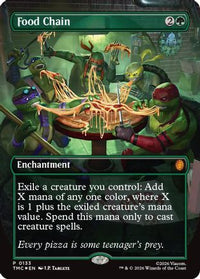 Food Chain (Borderless) -  Foil (TMC-133) - Commander: Teenage Mutant Ninja Turtles