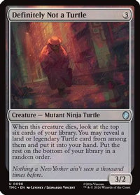 Definitely Not a Turtle -  (TMC-098) - Commander: Teenage Mutant Ninja Turtles