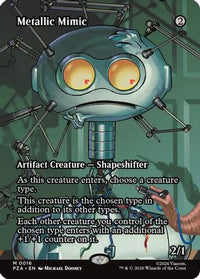 Metallic Mimic (Borderless) -  Foil (PZA-016) - Teenage Mutant Ninja Turtles Eternal-Legal