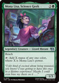 Mona Lisa, Science Geek -  (TMT-123) - Teenage Mutant Ninja Turtles
