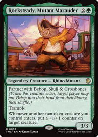 Rocksteady, Mutant Marauder -  Foil (TMC-033) - Commander: Teenage Mutant Ninja Turtles