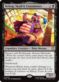 Bebop, Skull & Crossbones -  Foil (TMC-015) - Commander: Teenage Mutant Ninja Turtles