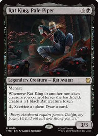 Rat King, Pale Piper -  Foil (TMC-019) - Commander: Teenage Mutant Ninja Turtles