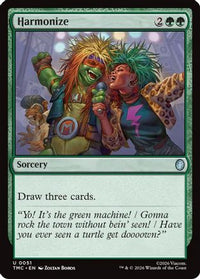Harmonize -  Foil (TMC-051) - Commander: Teenage Mutant Ninja Turtles