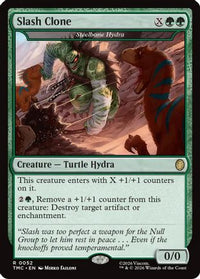 Slash Clone - Steelbane Hydra -  Foil (TMC-052) - Commander: Teenage Mutant Ninja Turtles