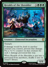 Heralds of the Shredder - Vigor -  Foil (TMC-053) - Commander: Teenage Mutant Ninja Turtles