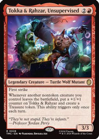 Tokka & Rahzar, Unsupervised -  (TMC-028) - Commander: Teenage Mutant Ninja Turtles